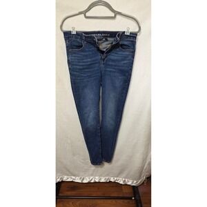 American Eagle Jeans Womens Dark Wash Skinny Stretch Denim Casual